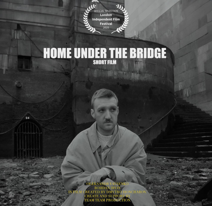 The video tells the story of a man who lives in apartment under a bridge, highlighting the ordinary his life and fight the tides Thames. Through a series of scenes, we see his daily routine, the struggles he faces, and moments of reflection and hope. The film offers a poignant look at modern dependent human. With a thin line we can trace the reflection of the film’s authors (who were forced to leave Ukraine and relocated in UK due to the war) and their feelings about what is happening at this moment in their lives.